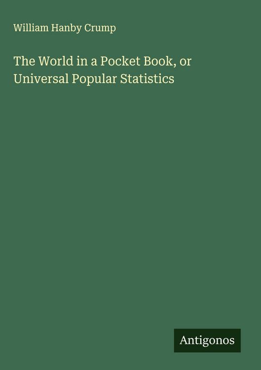 Produktbild: The World in a Pocket Book, or Universal Popular Statistics