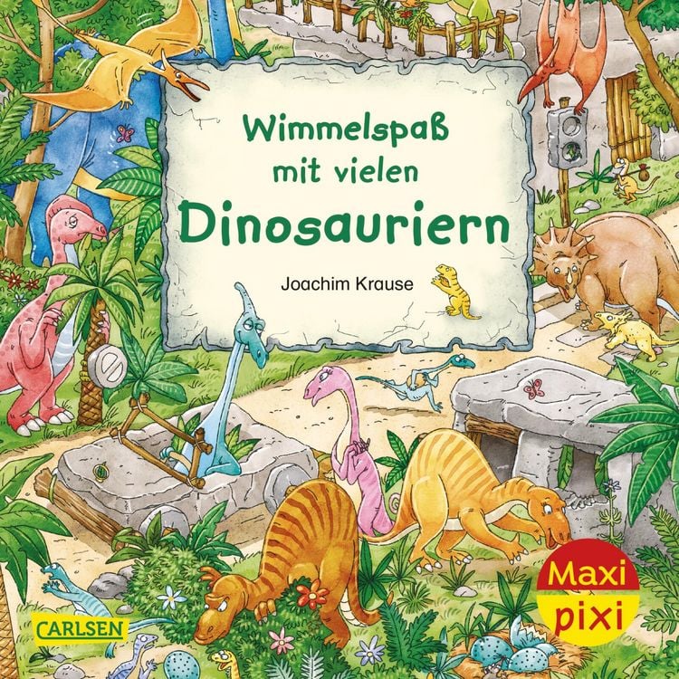 Produktbild: Maxi Pixi 337: Wimmelspa&szlig; mit vielen Dinosauriern