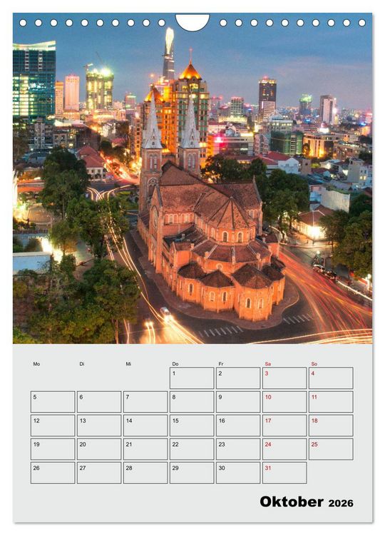 Produktbild: VIETNAM - Mein Urlaubsplaner (Wandkalender 2026 DIN A4 hoch), CALVENDO Monatskalender