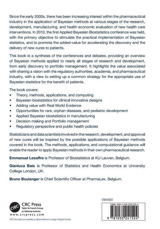 Produktbild: Bayesian Methods in Pharmaceutical Research