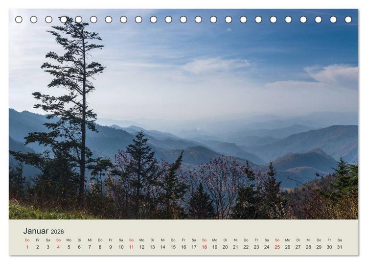 Produktbild: Appalachen - S&uuml;d (Tischkalender 2026 DIN A5 quer), CALVENDO Monatskalender