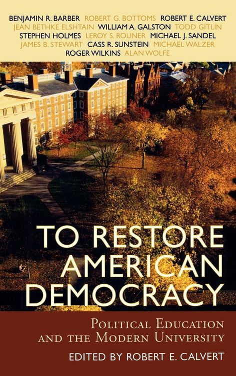 Produktbild: To Restore American Democracy