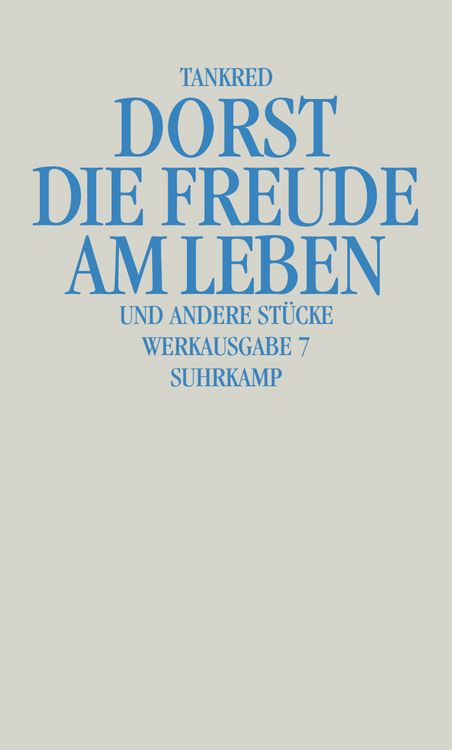 Produktbild: Werkausgabe 7. Die Freude am Leben