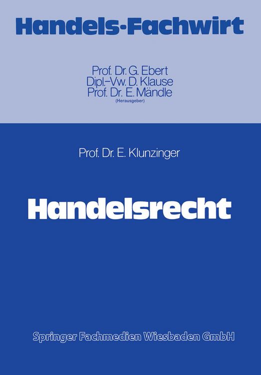 Produktbild: Handelsrecht
