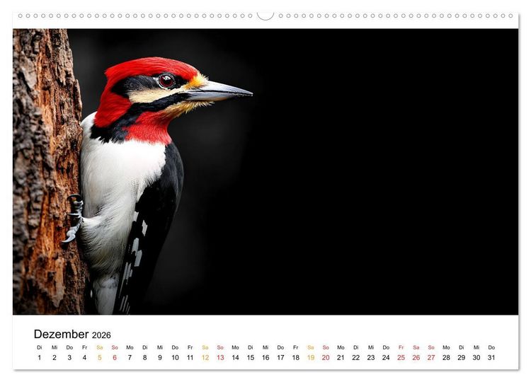 Produktbild: Wilde Heimat - V&ouml;gel unserer Natur (Wandkalender 2026 DIN A2 quer), CALVENDO Monatskalender