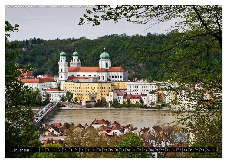 Produktbild: Pittoreskes Passau (Wandkalender 2027 DIN A2 quer), CALVENDO Monatskalender