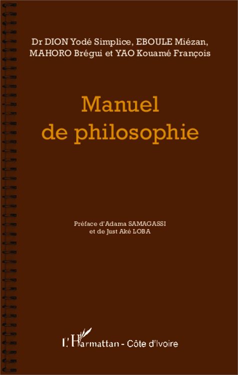 Produktbild: Manuel de philosophie