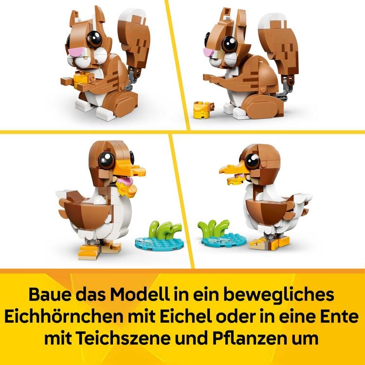 Produktbild: LEGO Creator 3-in-1-Set 31382 Niedliche Tiere: Verspielter Welpe, Spiel