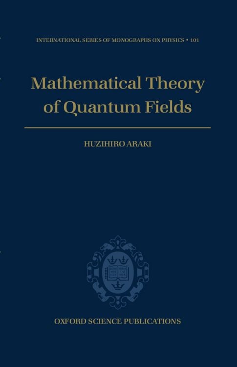 Produktbild: Mathematical Theory of Quantum Fields