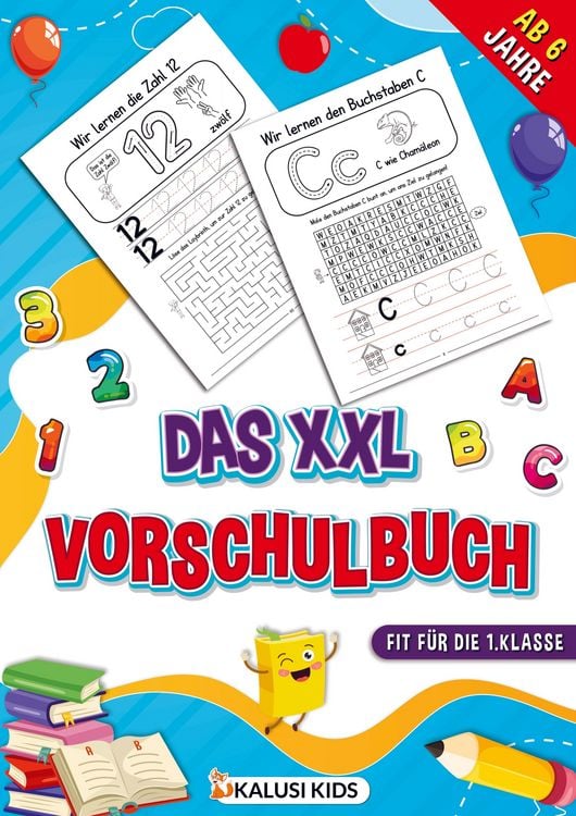 Produktbild: Das XXL Vorschulbuch ab 6 Jahre
