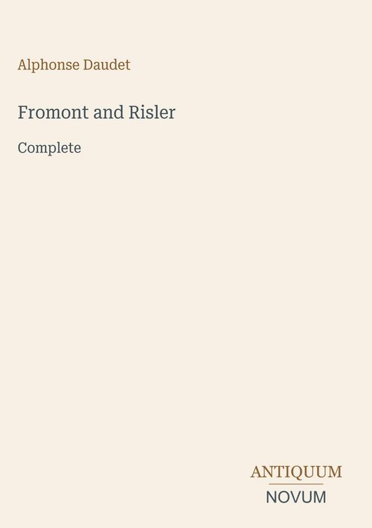 Produktbild: Fromont and Risler