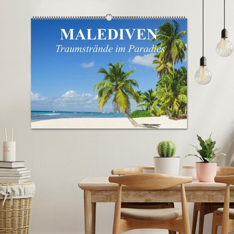 Produktbild: Malediven - Traumstr&auml;nde im Paradies (Wandkalender 2026 DIN A2 quer), CALVENDO Monatskalender