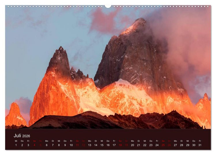 Produktbild: Patagonien - Am Puls der Wildnis (hochwertiger Premium Wandkalender 2026 DIN A2 quer), Kunstdruck in Hochglanz