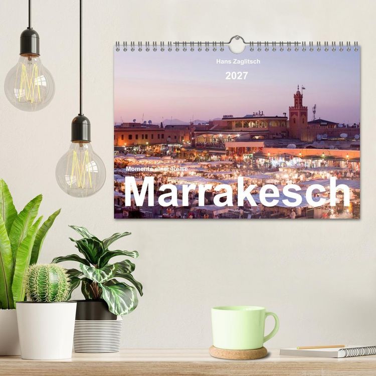 Produktbild: Marrakesch - Momente einer Reise (Wandkalender 2027 DIN A4 quer), CALVENDO Monatskalender