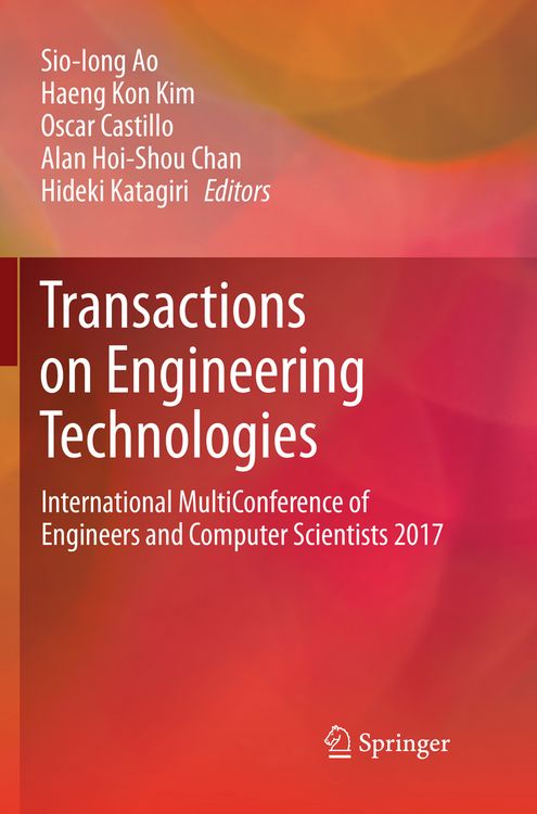 Produktbild: Transactions on Engineering Technologies