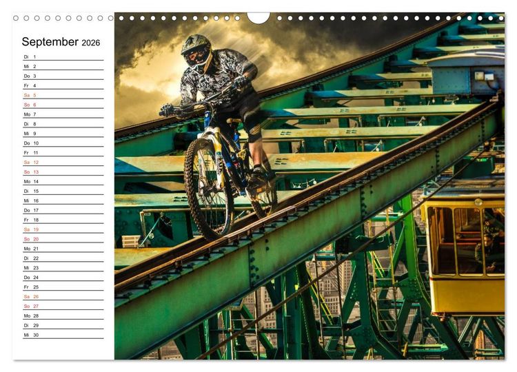 Produktbild: Mountainbike Trails (Wandkalender 2026 DIN A3 quer), CALVENDO Monatskalender