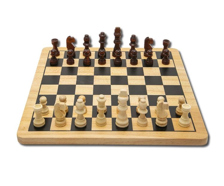 Produktbild: Deluxe Holz - Schach & Dame