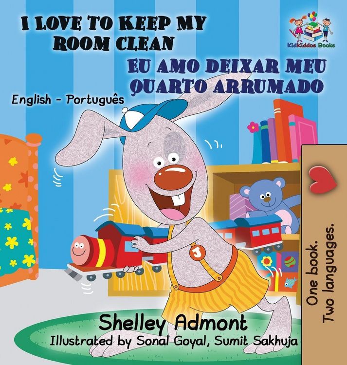 Produktbild: I Love to Keep My Room Clean (English Portuguese Children's Book)