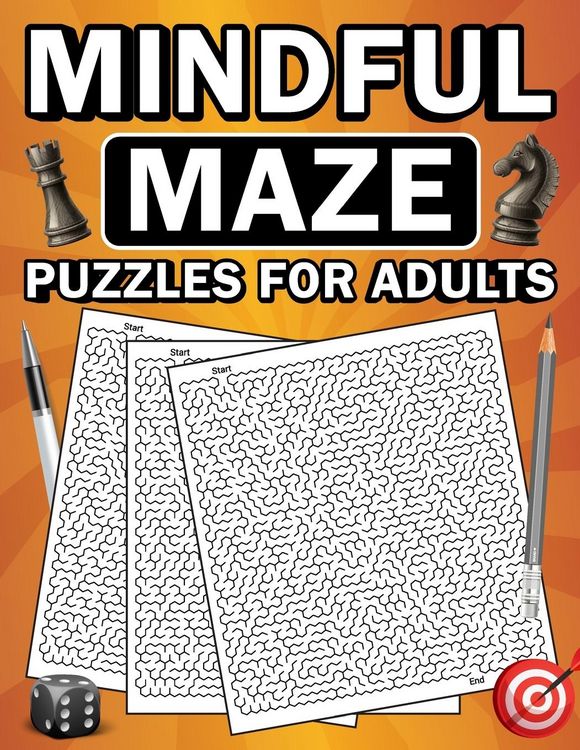 Produktbild: Mindful Maze Puzzles for Adults