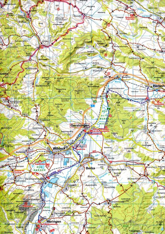 Produktbild: BVA ADFC Regionalkarte Kassel Nordhessen 1:75.000