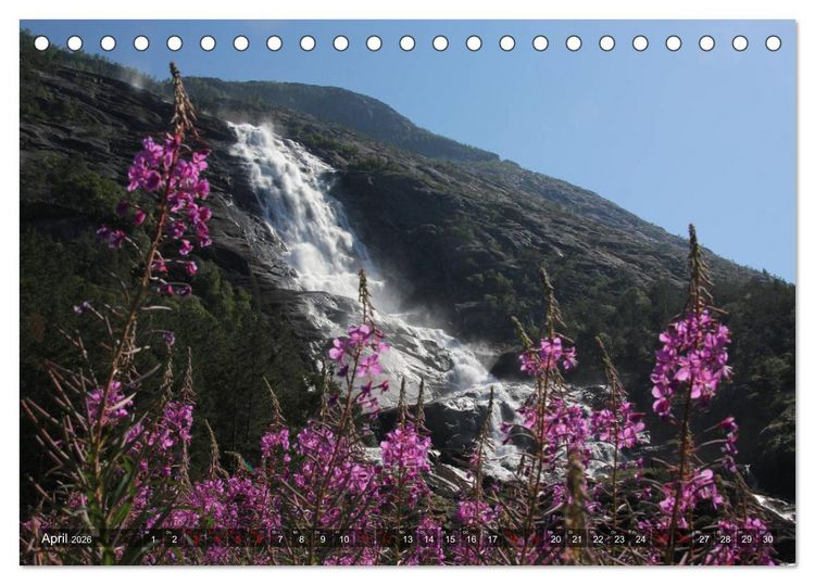 Produktbild: Norwegen 2026 - Im Land der Fjorde, Fjelle und Trolle (Tischkalender 2026 DIN A5 quer), CALVENDO Monatskalender