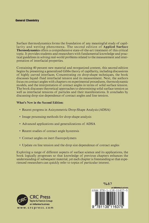 Produktbild: Applied Surface Thermodynamics