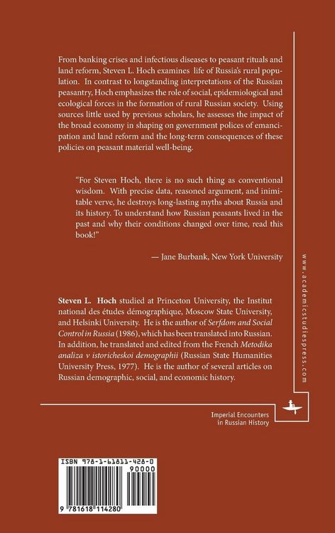 Produktbild: Essays in Russian Social and Economic History