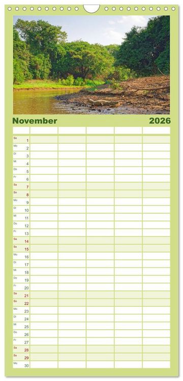 Produktbild: Familienplaner 2026 - Entdecke Bolivien mit 5 Spalten (Wandkalender, 21 x 45 cm) CALVENDO