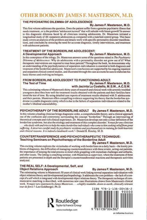 Produktbild: The Narcissistic and Borderline Disorders