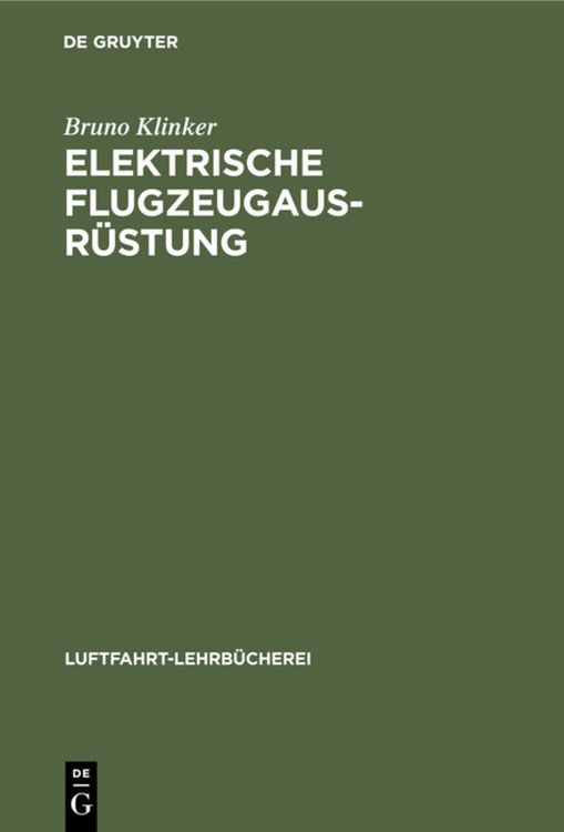 Produktbild: Elektrische Flugzeugausr&uuml;stung