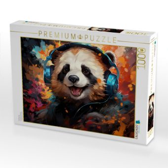 Produktbild: CALVENDO Puzzle Pandasong | 1000 Teile Lege-Gr&ouml;&szlig;e 64x48cm Foto-Puzzle f&uuml;r gl&uuml;ckliche Stunden