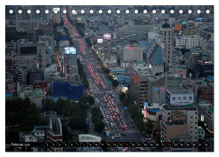 Produktbild: Seoul (Tischkalender 2026 DIN A5 quer), CALVENDO Monatskalender