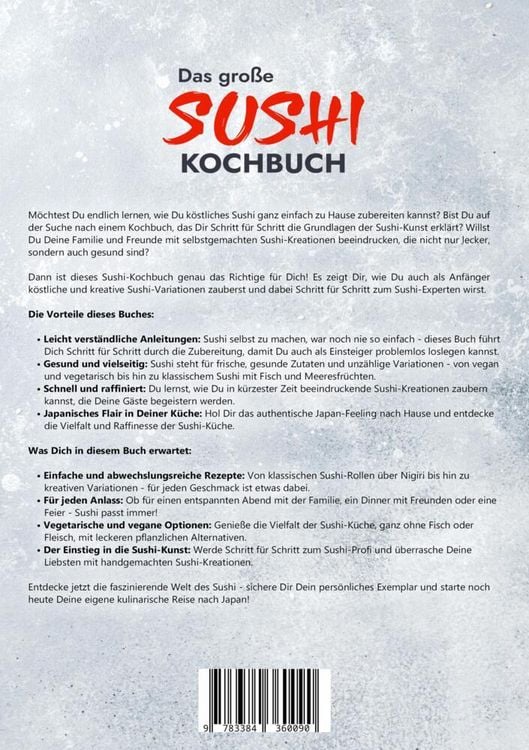 Produktbild: Das gro&szlig;e Sushi Kochbuch