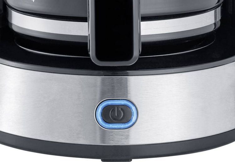 Produktbild: Severin KA 4825 "TYPE SWITCH" Kaffeemaschine Edelstahl, Schwarz Fassungsverm&ouml;gen Tassen=10 Glaskanne