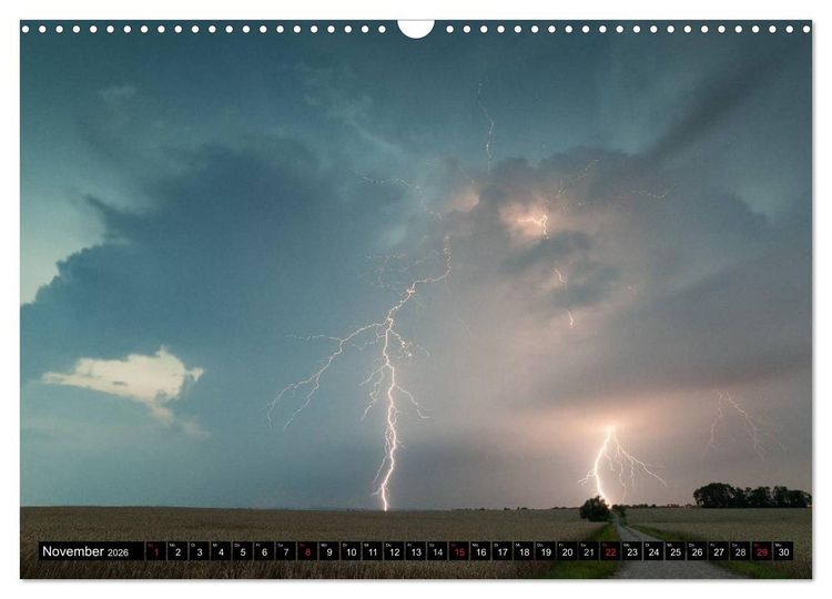 Produktbild: Lichtstimmungen Th&uuml;ringen - Eine Reise von Morgens bis Abends (Wandkalender 2026 DIN A3 quer), CALVENDO Monatskalender