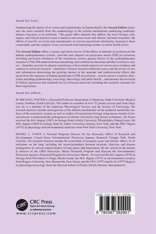 Produktbild: Air Pollutants and the Respiratory Tract