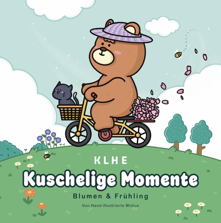 Produktbild: Kuschelige Momente Blumen & Fr&uuml;hling Ausmalbuch