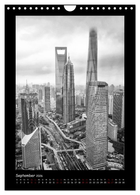 Produktbild: Shanghai zwischen Tradition und Business (Wandkalender 2026 DIN A4 hoch), CALVENDO Monatskalender