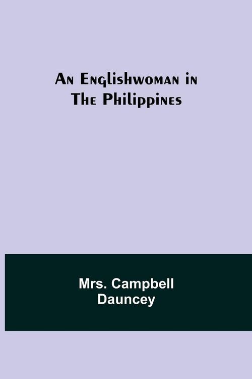 Produktbild: An Englishwoman In The Philippines