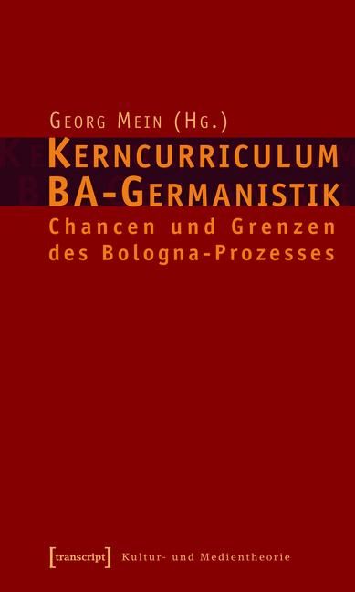 Produktbild: Kerncurriculum BA-Germanistik