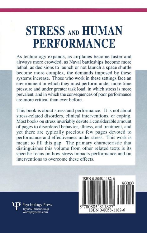Produktbild: Stress and Human Performance