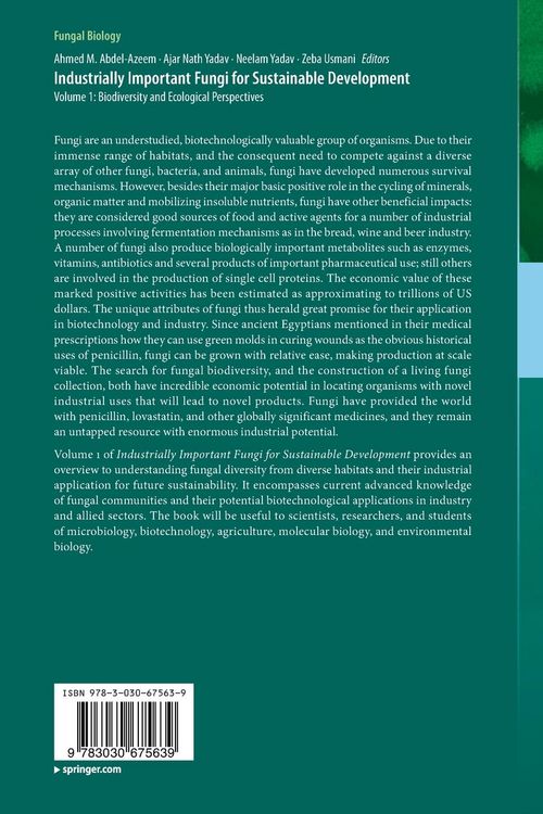 Produktbild: Industrially Important Fungi for Sustainable Development