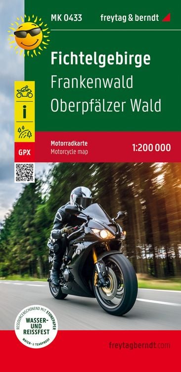 Bild vom Artikel Fichtelgebirge, Motorradkarte 1:200.000, freytag & berndt vom Autor Freytag & berndt