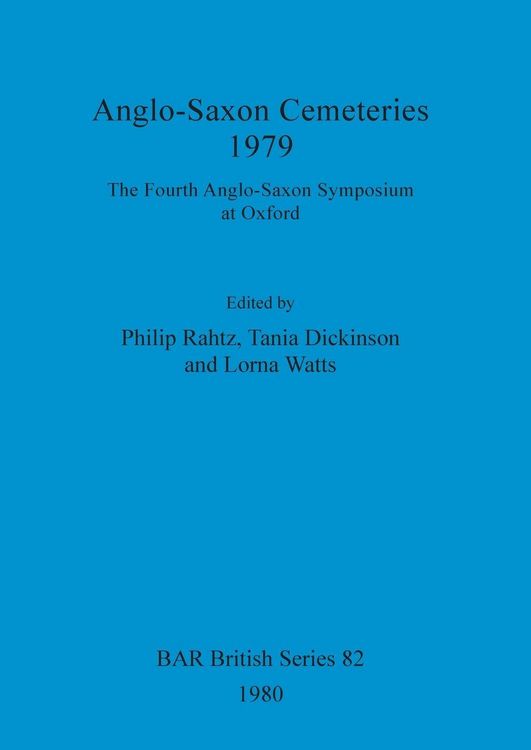 Produktbild: Anglo-Saxon Cemeteries 1979