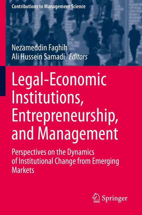Produktbild: Legal-Economic Institutions, Entrepreneurship, and Management
