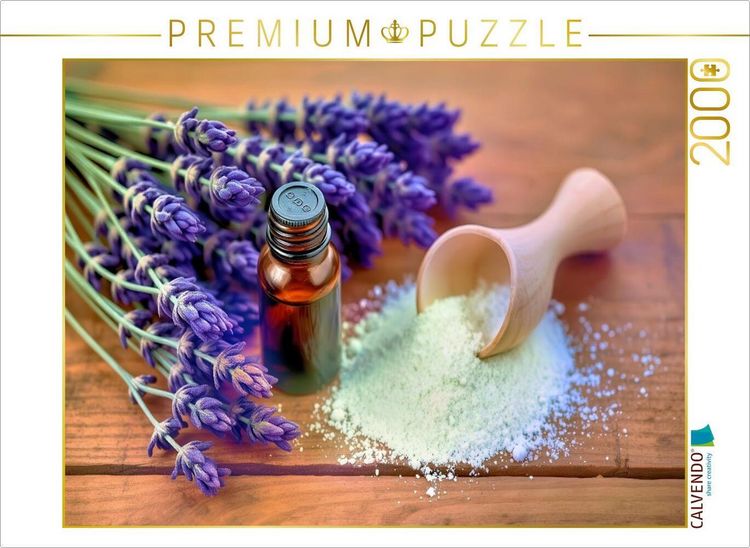 Produktbild: CALVENDO Puzzle Lavendel - Ruhe, die du riechen kannst. | 2000 Teile Lege-Gr&ouml;&szlig;e 90x67cm Foto-Puzzle f&uuml;r gl&uuml;ckliche Stunden