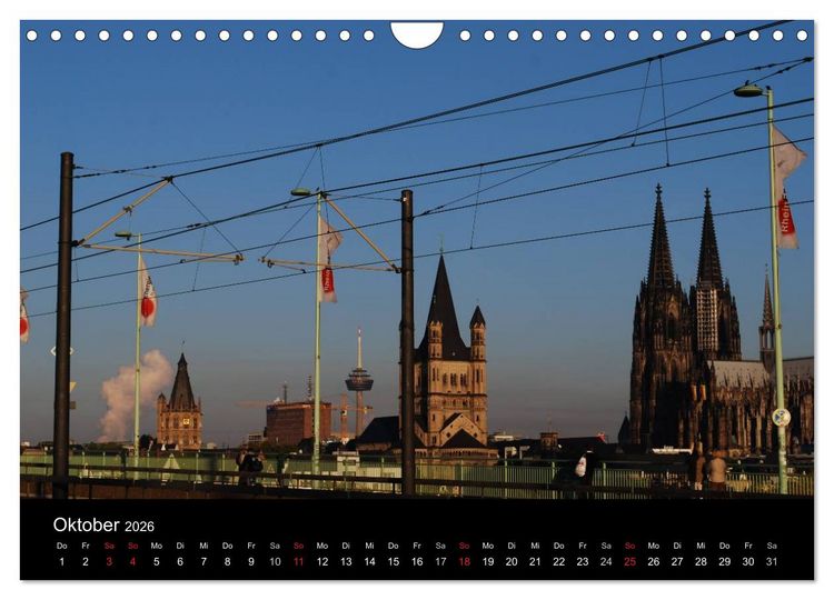 Produktbild: K&ouml;lner Spitzen (Wandkalender 2026 DIN A4 quer), CALVENDO Monatskalender
