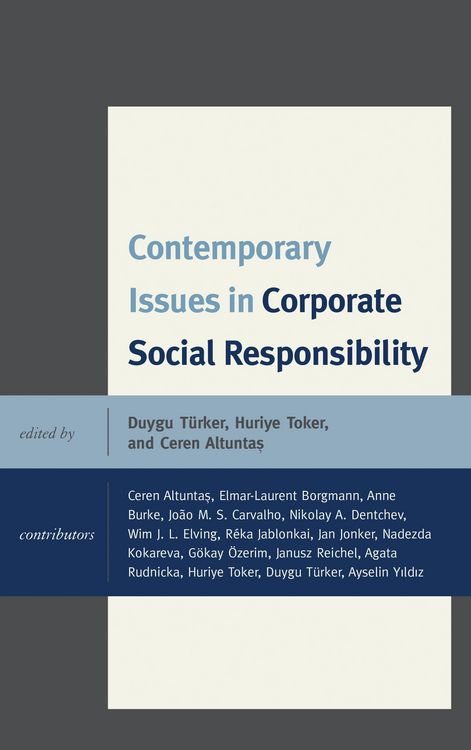 Produktbild: Contemporary Issues in Corporate Social Responsibility