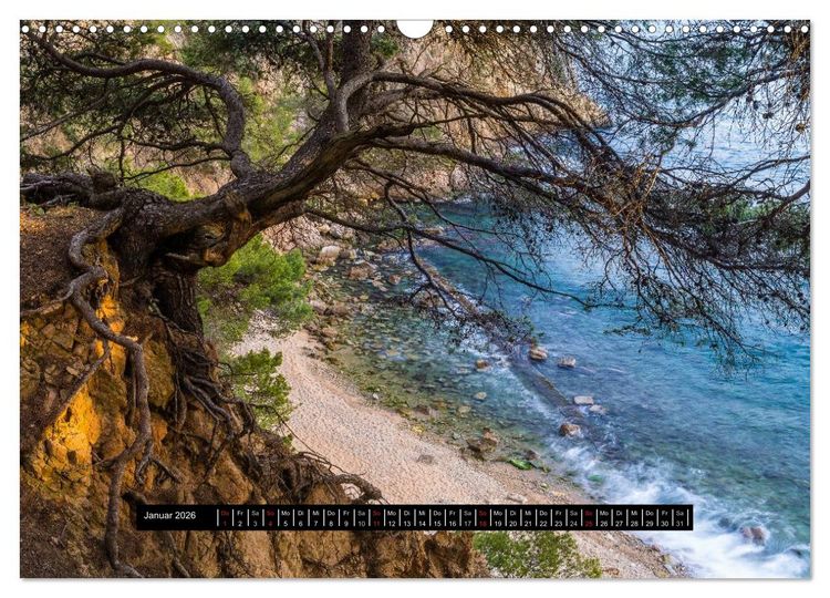 Produktbild: Costa Brava &ndash; inklusive Barcelona (Wandkalender 2026 DIN A3 quer), CALVENDO Monatskalender