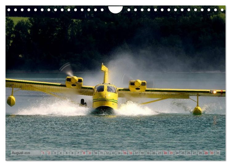 Produktbild: Wasserflugzeuge - Fliegende Exoten (Wandkalender 2026 DIN A4 quer), CALVENDO Monatskalender